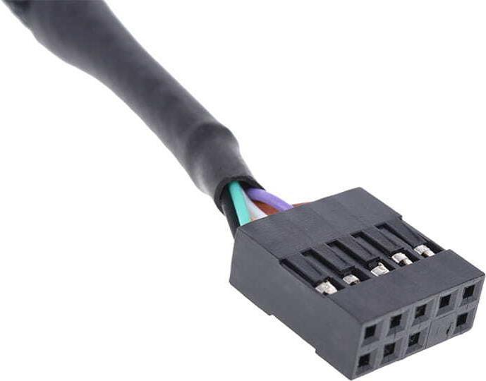 Immagine prodotto Phobya Presa/spina di prolunga HD Audio 30 cm - Nero