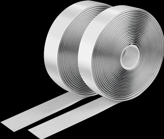 Actual product image LogiLink Self-adhesive Velcro tape set, white, 25 mm wide, roll, 5 m (25 mm)