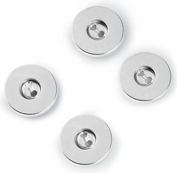 Actual product image Prym Magnet sewing button, silver 19 mm, card 3 pcs.