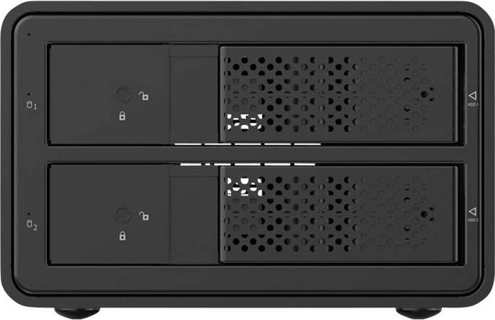 Immagine prodotto Renkforce RF-6647596 8.9 cm (3.5 Zoll) Festplattengehäuse 2 Bay 3.5 Zoll USB-A ( (3.5")