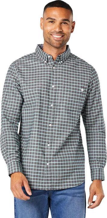 Actual product image Universal Textiles Mens Norris Checked Long-Sleeved Shirt (S)