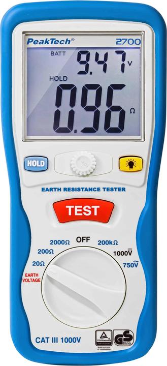 Actual product image Peaktech P 2700 Earth resistance meter (Measuring device case)