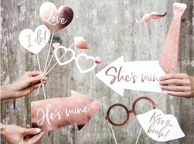 Actual product image Partydeco Photo Booth Wedding Set