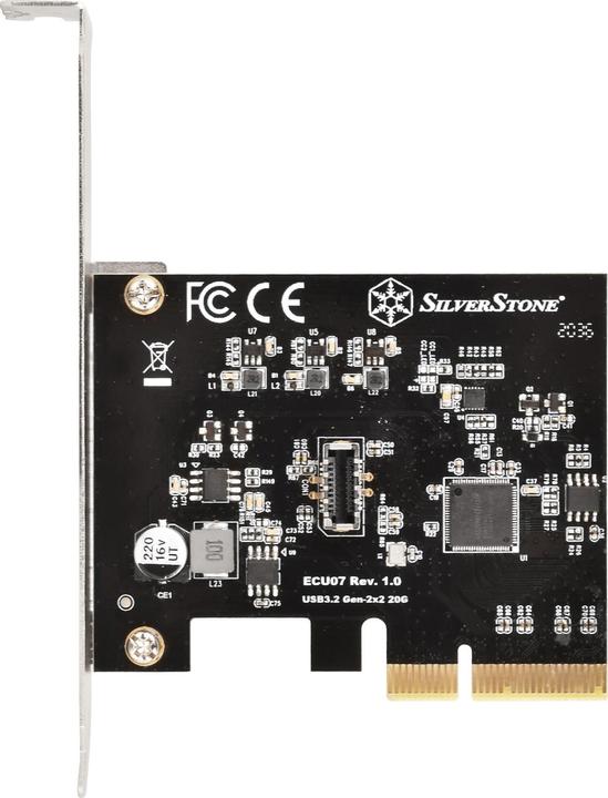 Actual product image Silverstone sst-ecu07 usb-controller