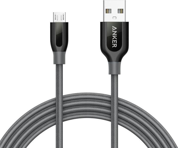 Produktbild Anker CABLE MICRO USB 1.8M/GRAY A8143HA1 (1.80 m)
