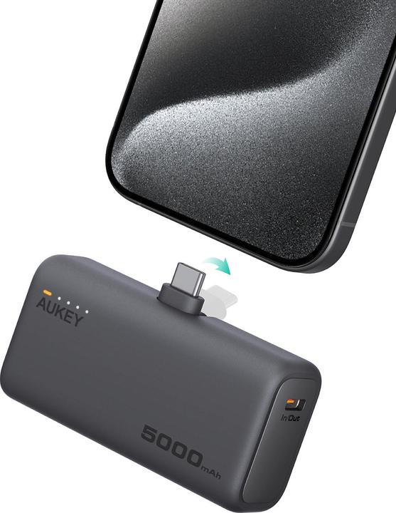 Actual product image Aukey Spark Pocket (5000 mAh, 20 W, 18.50 Wh)
