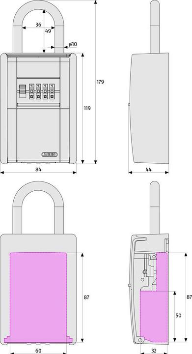 Actual product image Abus KeyGarage 797