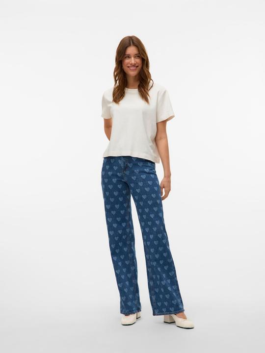 Immagine prodotto Vero Moda VMTESSA Hohe Taille Weiter Beinschnitt Jeans Weit geschnitten (W26/L32)
