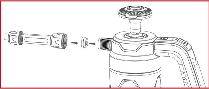 Produktbild KS Tools Druck-Pump-Schaum-Sprüher (Schäumer) (1.50 l)