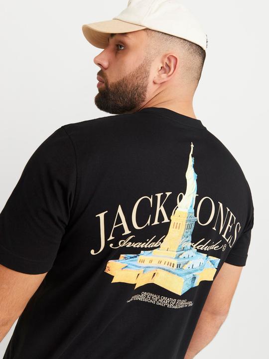 Actual product image Jack & Jones Plus Size Rückenprint T-shirt T-shirt (4XL)