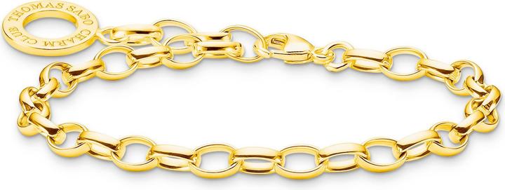 Produktbild Thomas Sabo Charm Armband Klassisch Vergoldet (19.50 cm, 925er Silber)