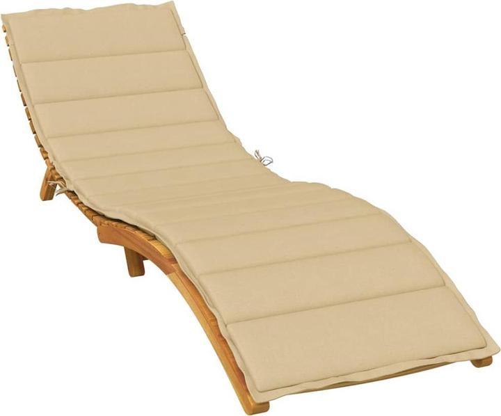 Actual product image VidaXL Sun lounger cushion fabric (200 x 50 x 4 cm)