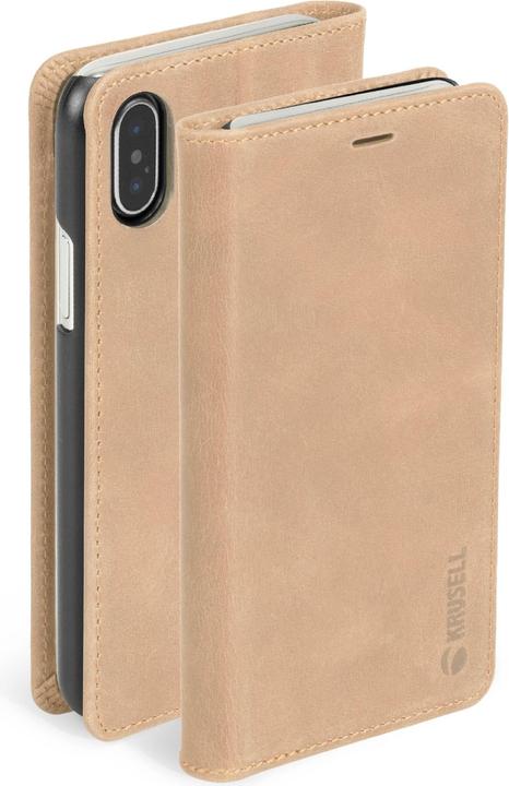 Produktbild Krusell Sunne 4 Card FolioWallet Apple iPhone XS Max vintage nude (Apple iPhone XS Max)