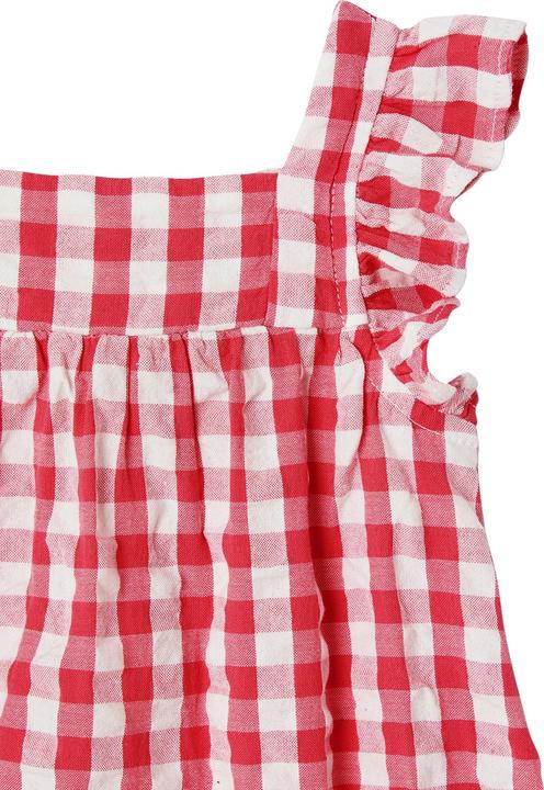 Produktbild Vertbaudet Ärmelloser Baby Kurzoverall mit Vichykaro (68)