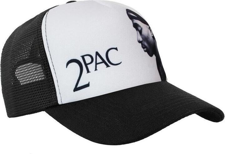 Image du produit Tupac Shakur Casquette de baseball unisexe Profil Photo Mesh Panel (Taille unique)