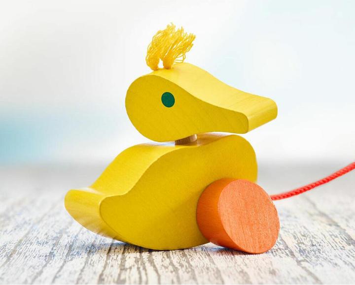 Actual product image Selecta Spielzeug Pull-along Duck Karla 10cm **