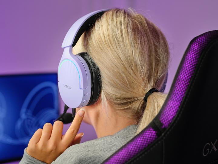 Produktbild Trust GXT490P FAYZO 7.1 USB HEADSET PURPLE (Kabelgebunden)