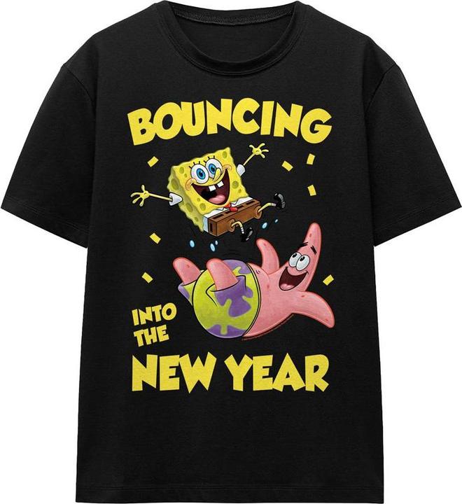 Image du produit Spongebob Squarepants - T-shirt BOUNCING INTO THE NEW YEAR - Adulte (XXL)