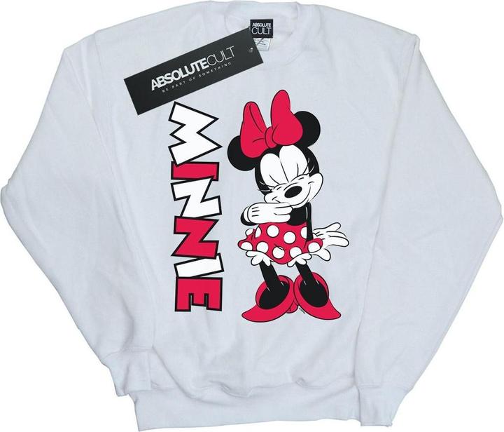 Actual product image Disney Womens/Ladies Minnie Mouse Giggling Sweatshirt (M)