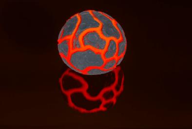 Actual product image Out of the blue Anti Stress Ball Meteorite