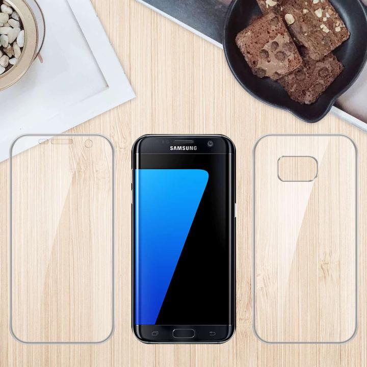 Immagine prodotto Cadorabo Custodia per Samsung Galaxy S7 EDGE TPU 360 Grad Case (Samsung Galaxy S7 Edge)