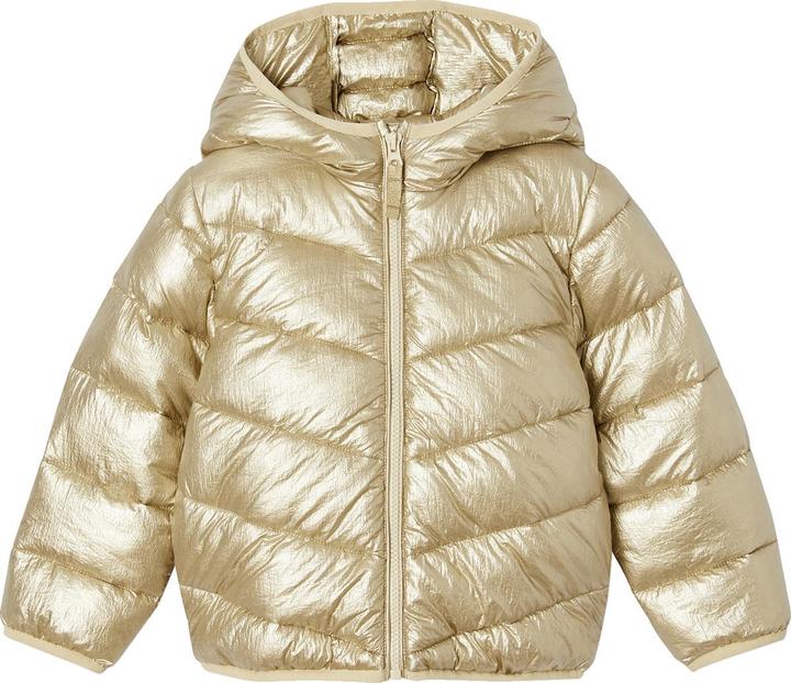 Produktbild Vertbaudet Glänzende Mädchen Light-Steppjacke mit Kapuze, Recycling-Polyester (128)