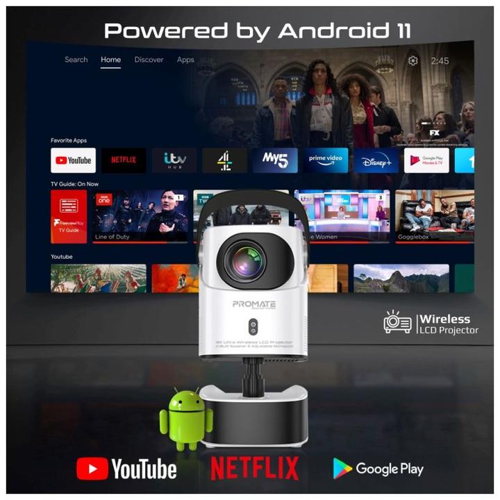 Image du produit ProMate Beamer A-250 4K Ultra HD