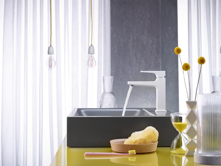 Actual product image hansgrohe Metropol washbasin mixer (matt white)