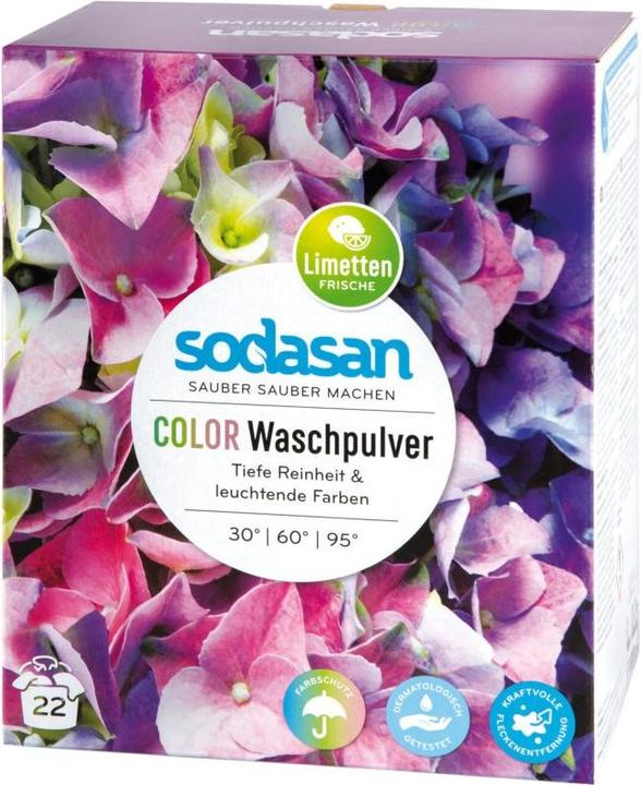 Produktbild Sodasan Color Waschpulver Limetten Frische (22 Waschgänge, Pulver)