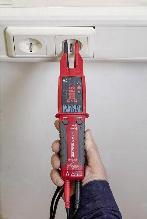 Produktbild Benning CM 1-4 Strommesszange (CAT IV 600V, CAT III 1000V)