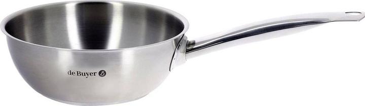 Actual product image de Buyer PRIM'APPETY sauté pan conical Ø20cm, induction (20 cm, Pot, Stainless steel)