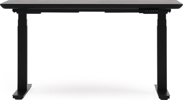 Produktbild Oakywood Standing Desk Holztisch mit Höhenverstellung - aus Massivholz - Schwarz / 140x70 / Schwarz - Oakywoo (140 x 70 cm)
