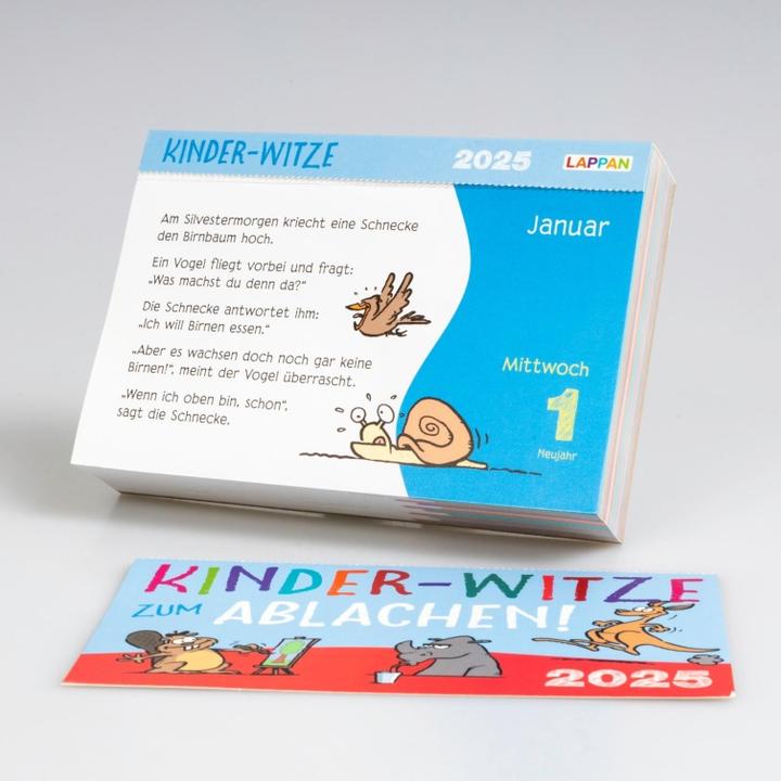 Produktbild Kinder-Witze zum Ablachen! 2025: Mein Kalender für jeden Tag (Deutsch)