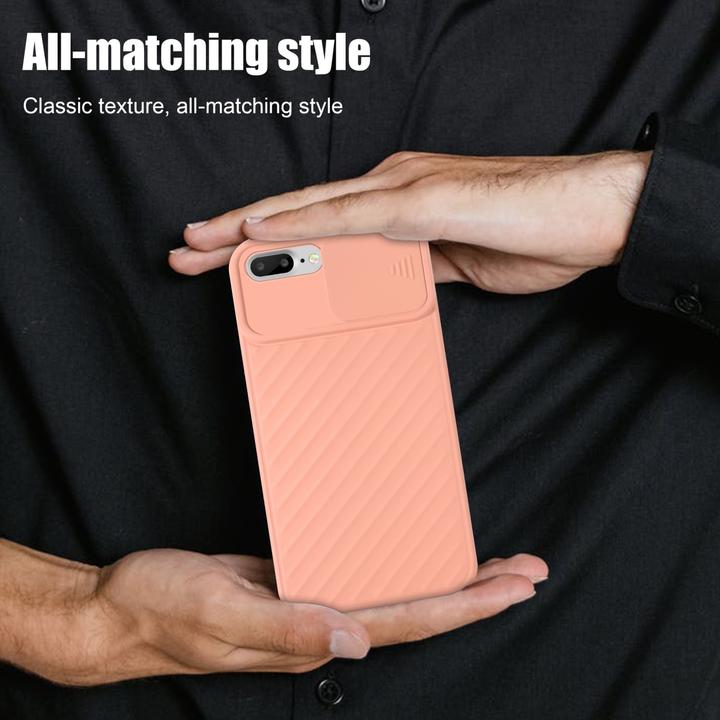 Immagine prodotto Cadorabo Cover in TPU con protezione della fotocamera (Apple iPhone 7 Plus, Apple iPhone 7s Plus)