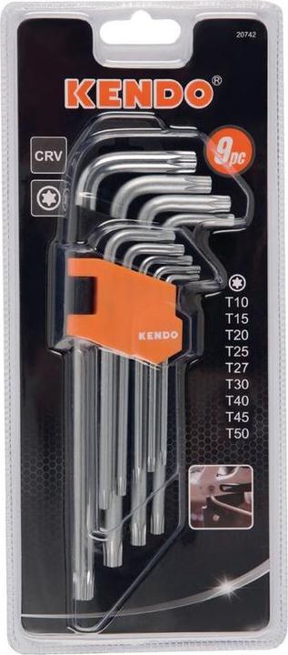 Image du produit Kendo Jeu de clés mâles coudées TORX