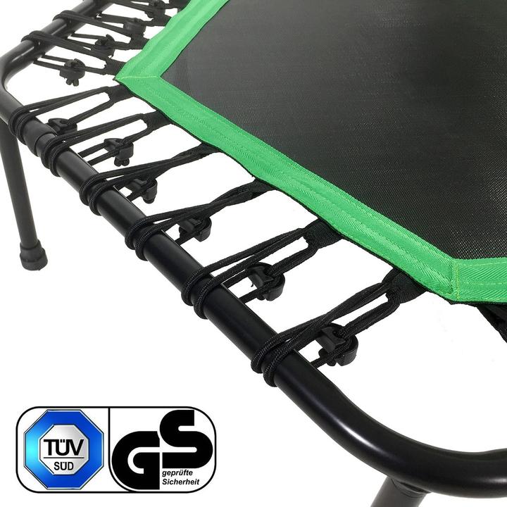 Produktbild Tunturi Hexagon Fitness Trampolin mit Verstellbarem und Abnehmbarem Handgriff (84 cm)