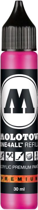 Actual product image Molotow Refill ink One4All for permanent marker 30ml neon pink fluorecent (Refill unit)