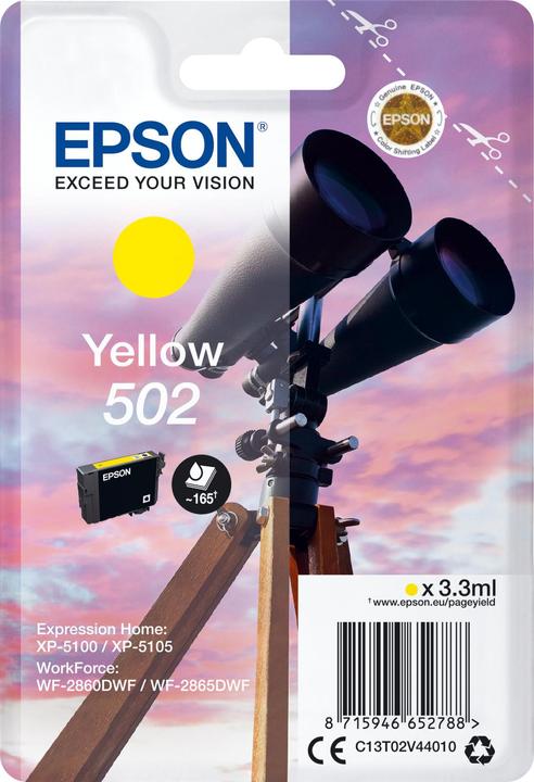 Image du produit Epson 502 (Y)