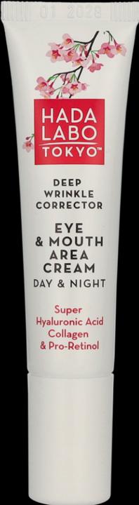 Produktbild Hada Labo Tokyo Anti-Aging Deep Wrinkle Corrector Eye & Mouth Area Cream (15 ml)
