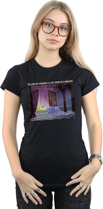 Actual product image Disney Womens/Ladies Sleeping Beauty I'll Be There In 5 Cotton T-Shirt (L)