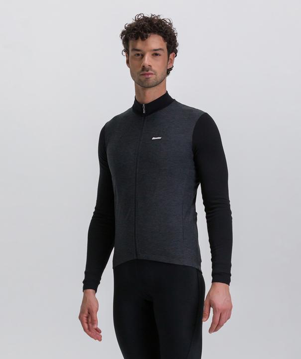 Image du produit Santini Pure Block Colour Thermal Cycling Jersey (M)
