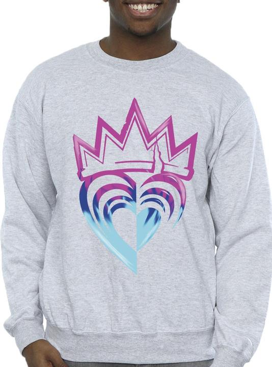 Actual product image Disney Mens Descendants Pink Crown Sweatshirt (L)