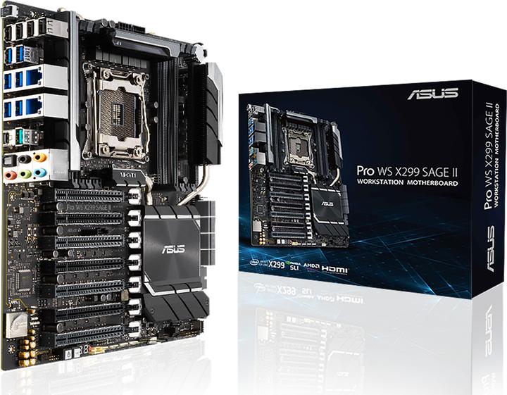 Actual product image ASUS PRO WS X299 SAGE II (LGA 2066, Intel X299, SSI CEB)