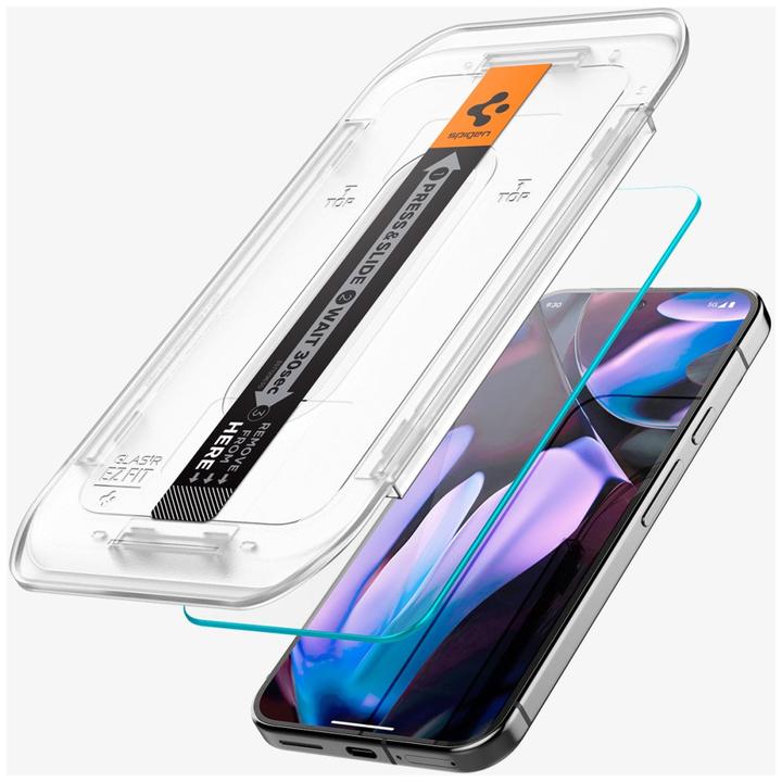 Image du produit Spigen EZ Fit Protecteur d'écran en verre trempé Clear Google Pixel 9 Pro XL 2-Pack (2 pièce(s), Google Pixel 9 Pro XL)