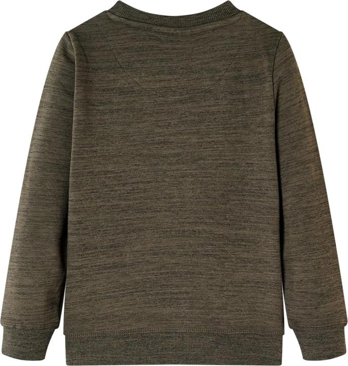 Produktbild VidaXL Kinder-Sweatshirt Dunkelkhaki Melange 128,Material: 80 (128)