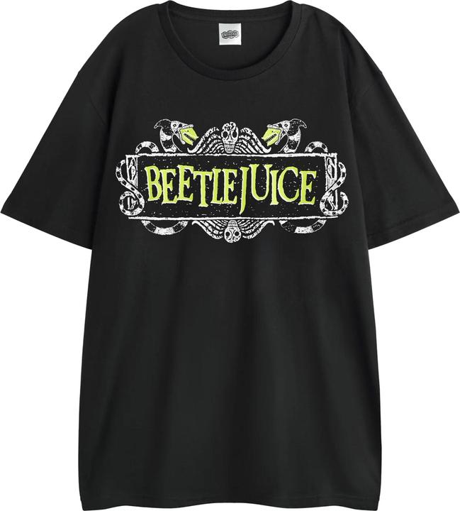 Actual product image Beetlejuice Mens Logo Short-Sleeved Long Pyjama Set (XXL)