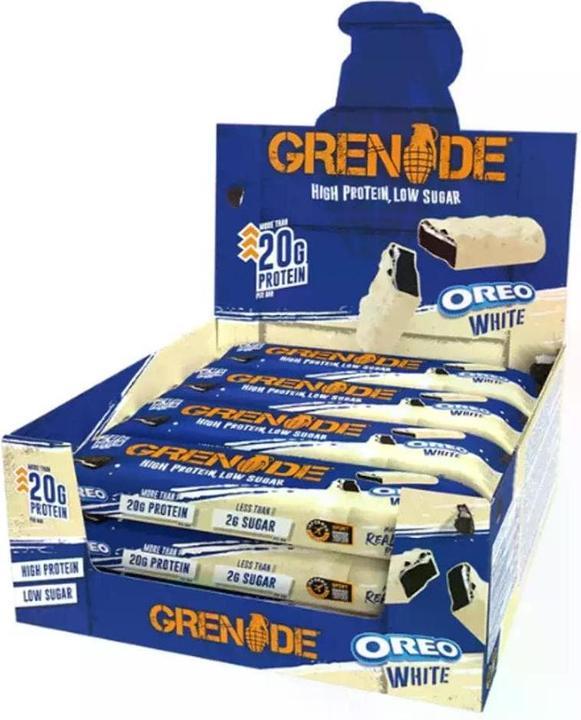 Actual product image Grenade Oreo White Protein Bar (White chocolate, Oreo, 12 pcs., 720 g)