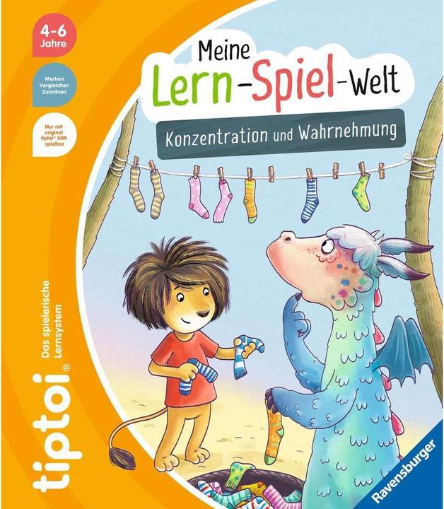 tiptoi Meine Lern-Spiel-Welt: Konzentration und Wahrnehmung (Deutsch, Helen Seeberg, Antje Hagemann, 2023)