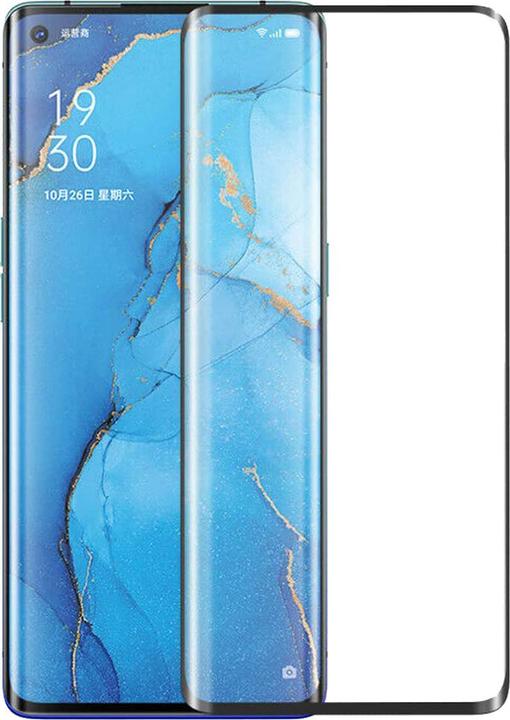 Immagine prodotto PhoneLook Vetro 3D temperato per la protezione del display a schermo intero con cornice nera (1 Pezzo/i, Oppo Find X2)