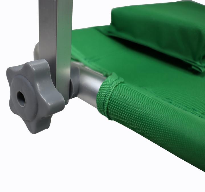 Actual product image VCM Sun lounger with wheels and sun canopy (165 cm)